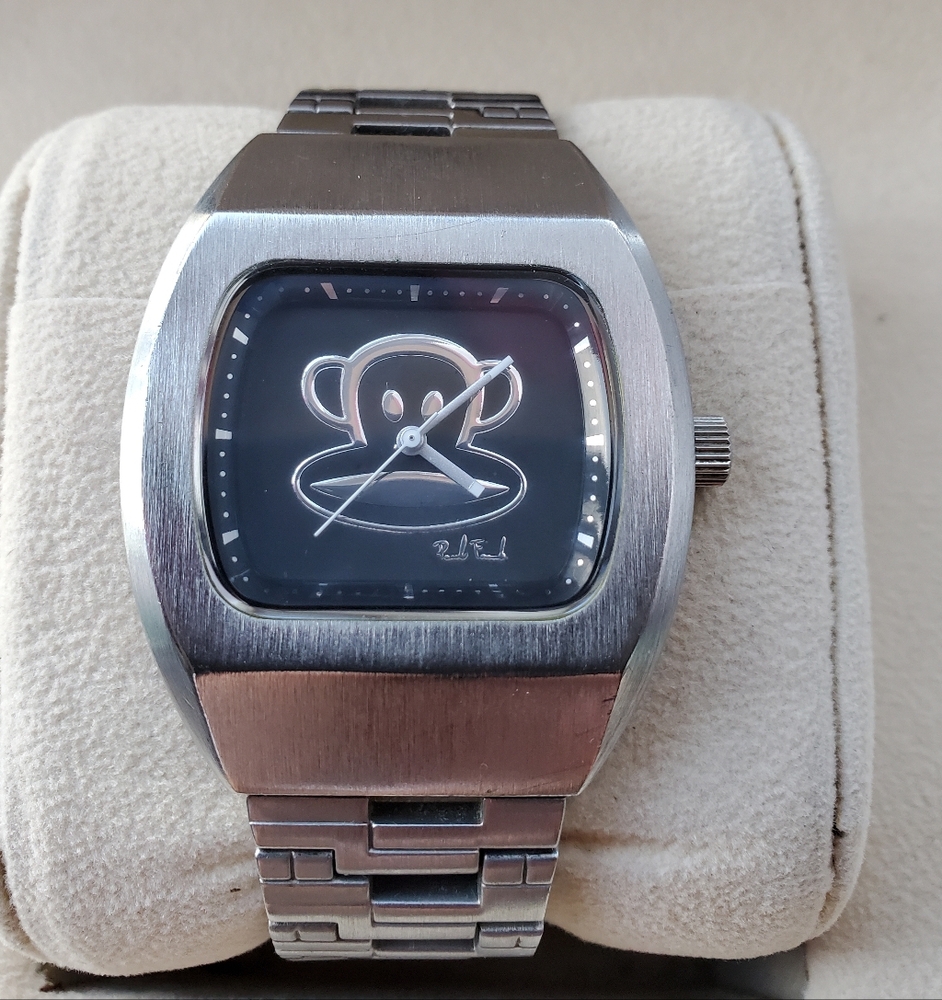 Paul Frank Monkey Face Stainless Steel Wristwatch